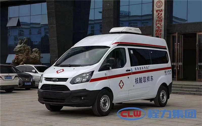 發(fā)往天津核酸檢測(cè)車零距離全方位展示圖