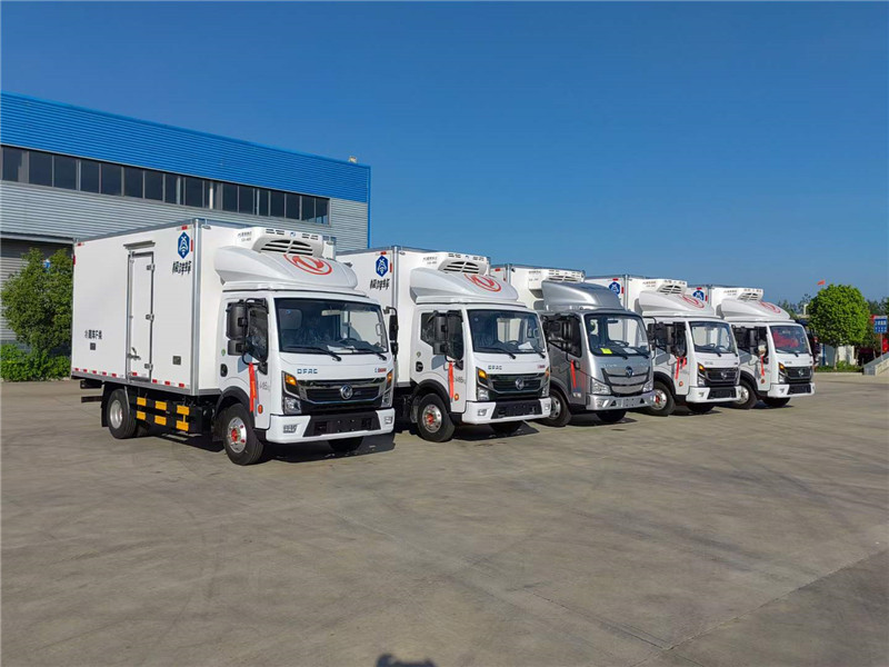 程力冷藏車極鮮蜂冷鏈輕卡批量發往沈陽